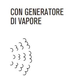 con generatore di vapore